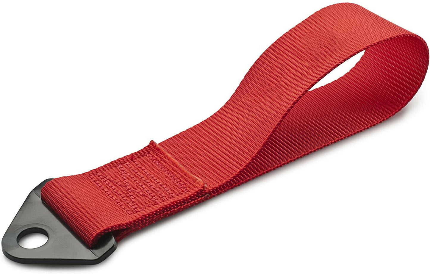Racing Car Tow Towing Strap Belt Rope Rally Hook Universal Rear/Front Bumper Red