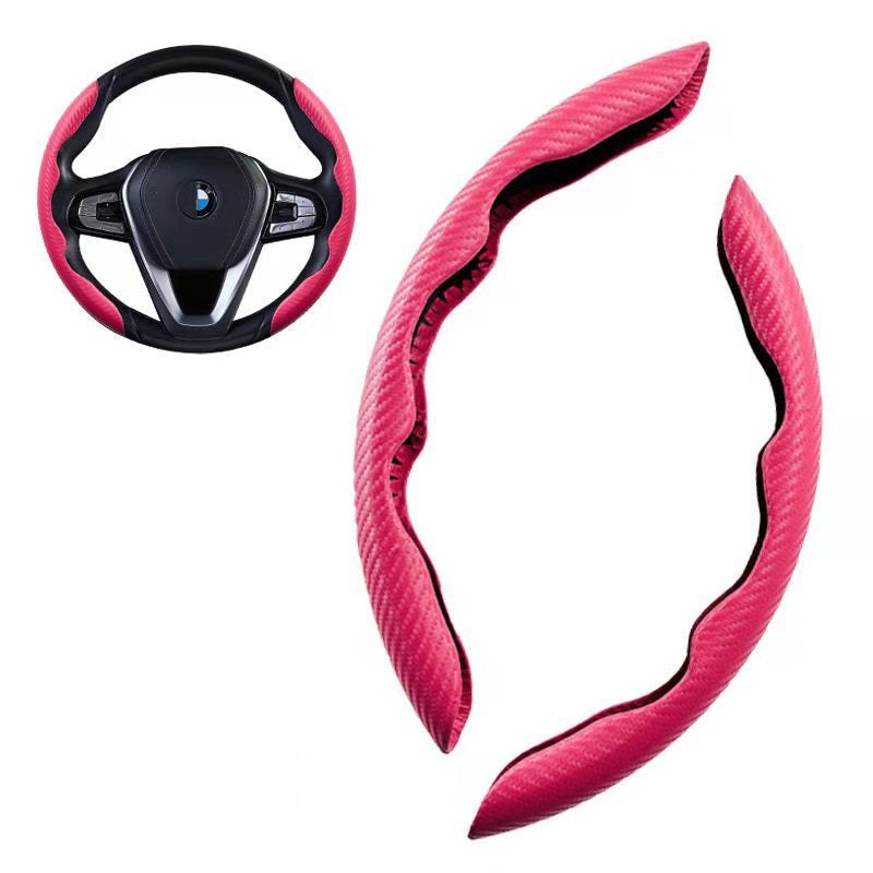 Fur Car Steering Wheel Cover All Seasons Suitable For Glove Anti-slip Decoration